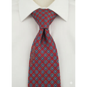 Brooks Brothers red design pure silk tie - 61"